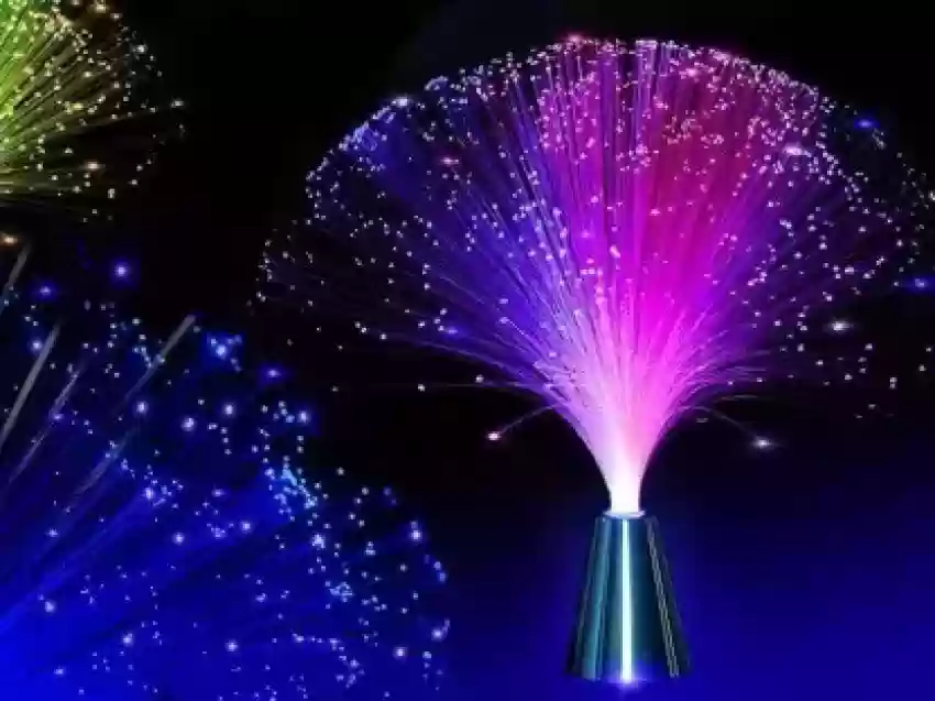 fiberoptisk lampe